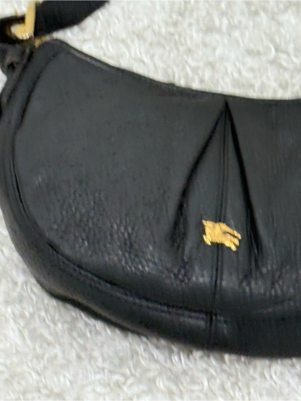 Burberry Black Hobo Bag